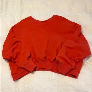 Universal Thread Red Cropped Sweatshirt